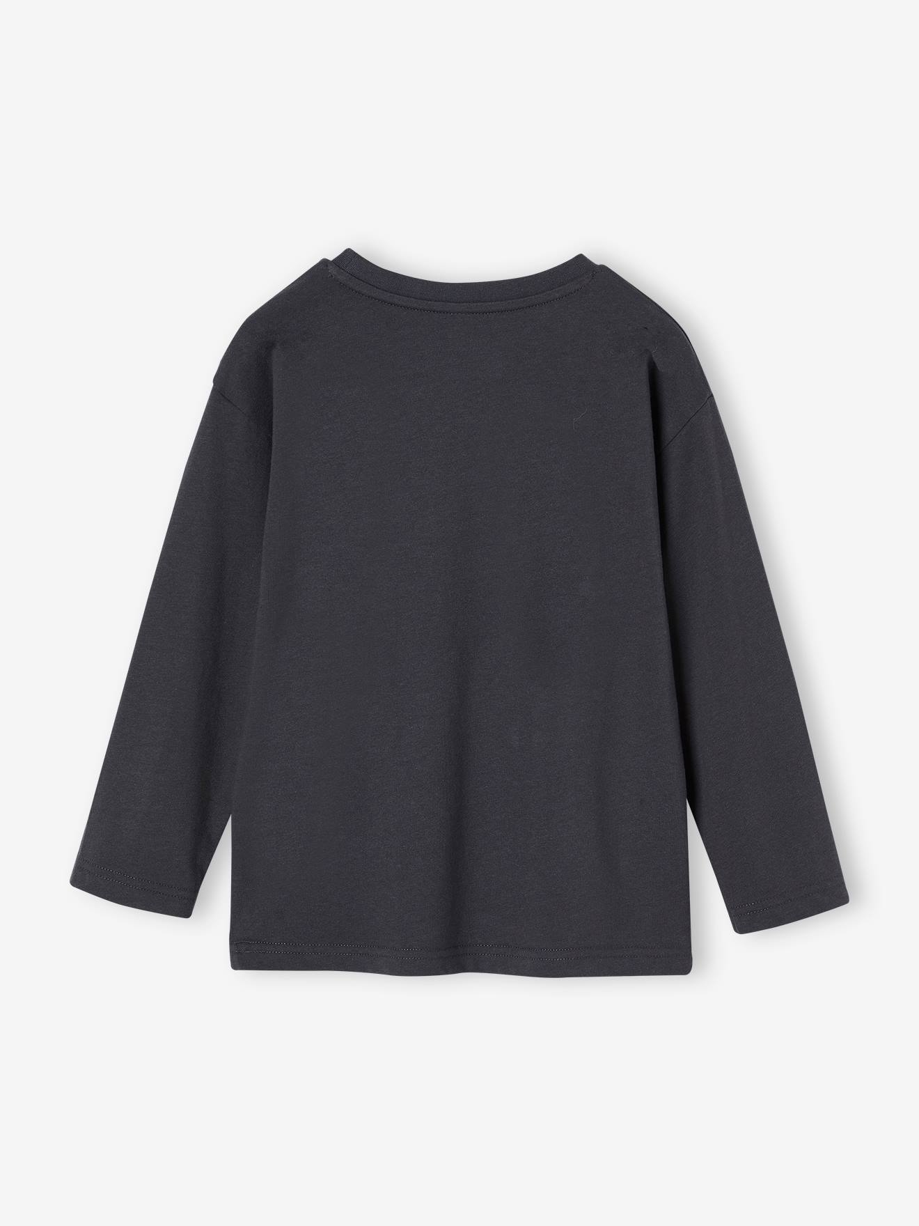 Vertbaudet Jungen Shirt mit Urzeit-Tier - anthrazit