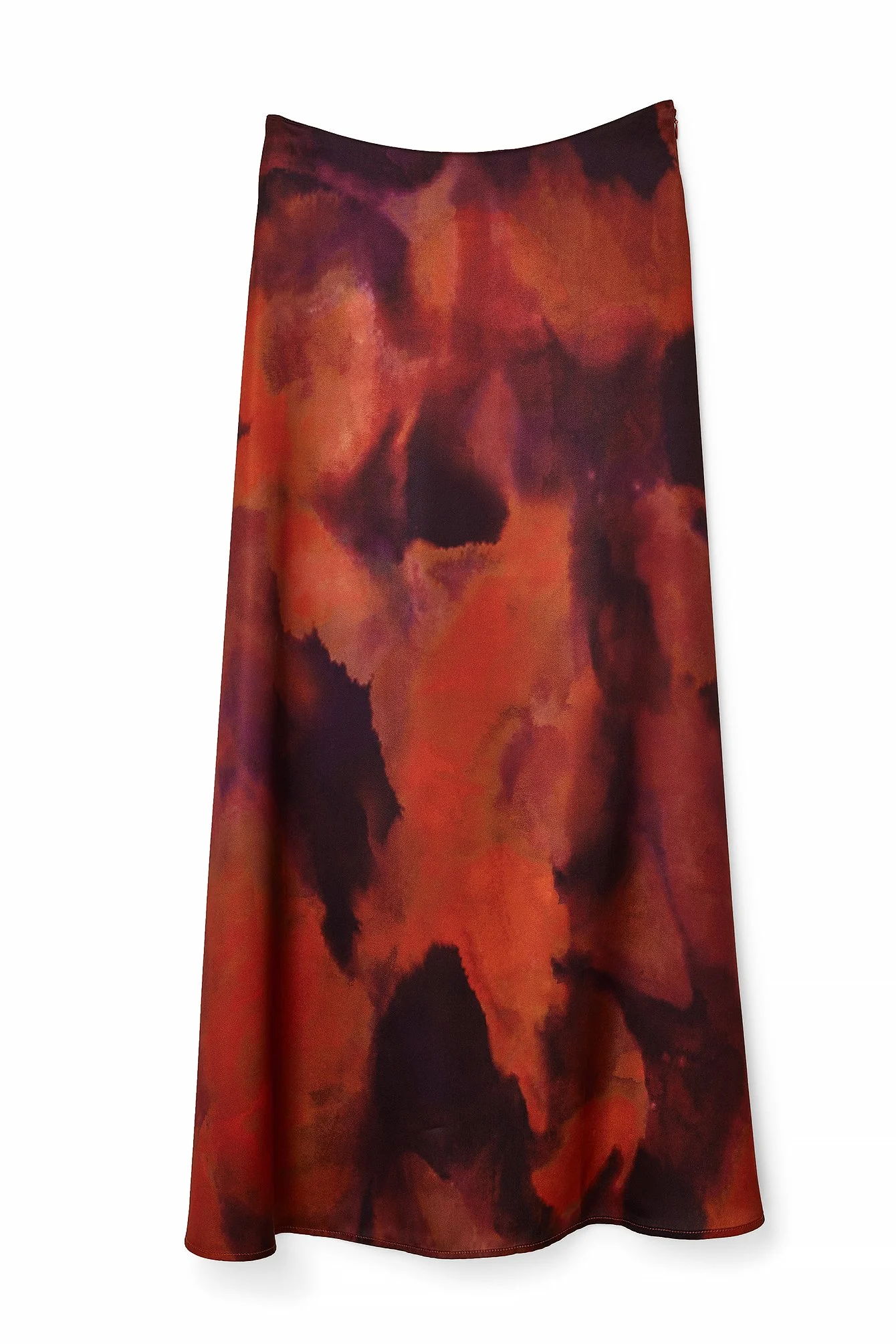 Satin-Slip Maxirock