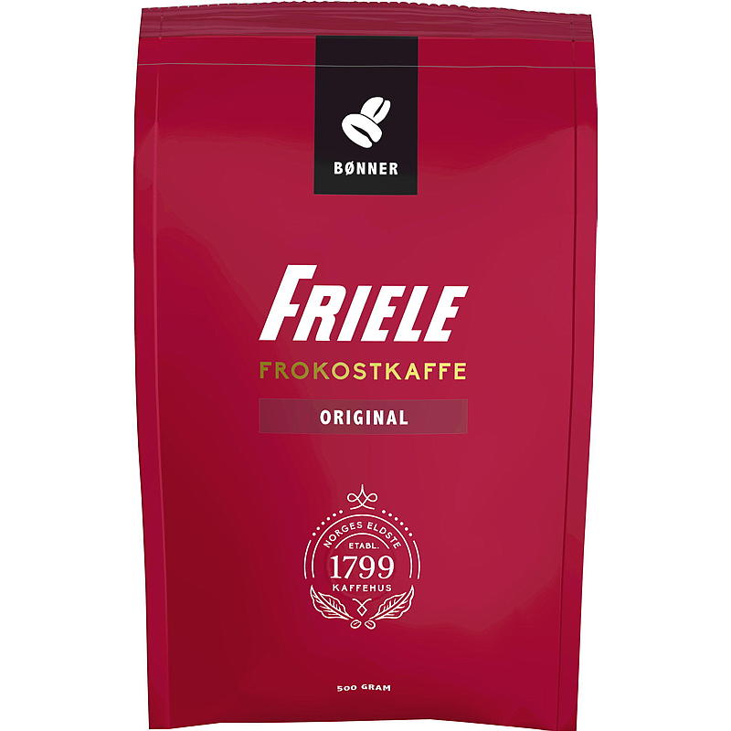 Friele Hele bønner Friele 500 g, frokostkaffe