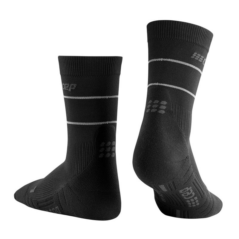 CEP Reflective Mid Cut Socken Damen