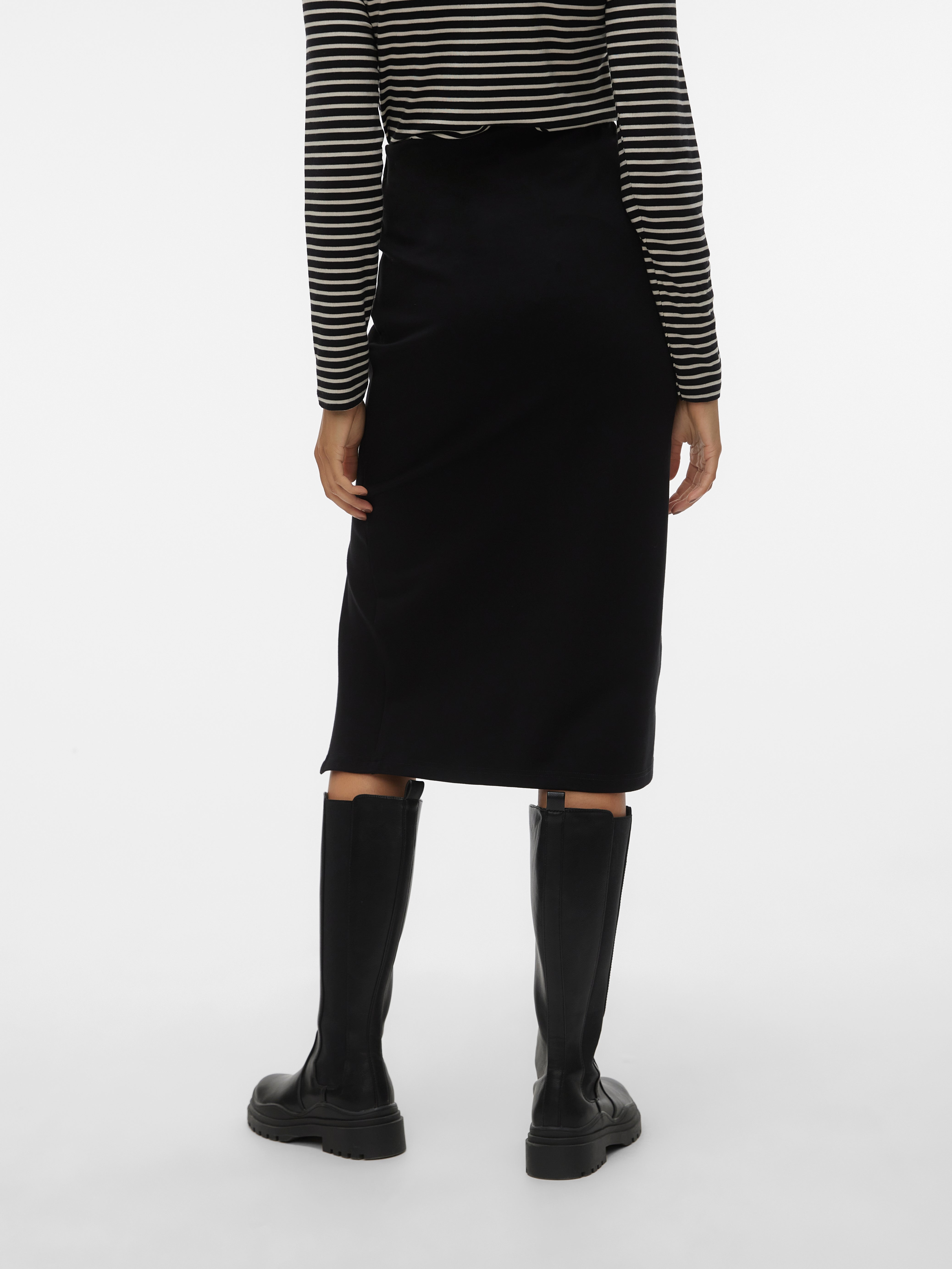 VMHIRSE Hohe Taille Midirock