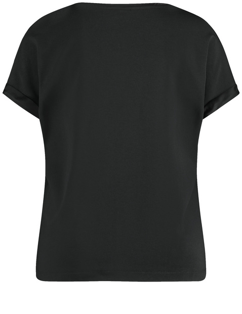 Kurzarmshirt mit Material-Patch