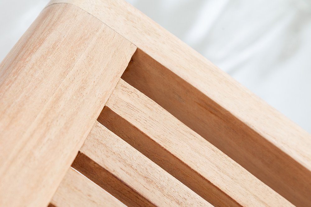 riess-ambiente Gartenliege EMPIRE TEAK 170cm braun, Einzelartikel, 1 St., Outdoor · Massivholz · klappbar · Sonnenliege · Deckchair · Balkon