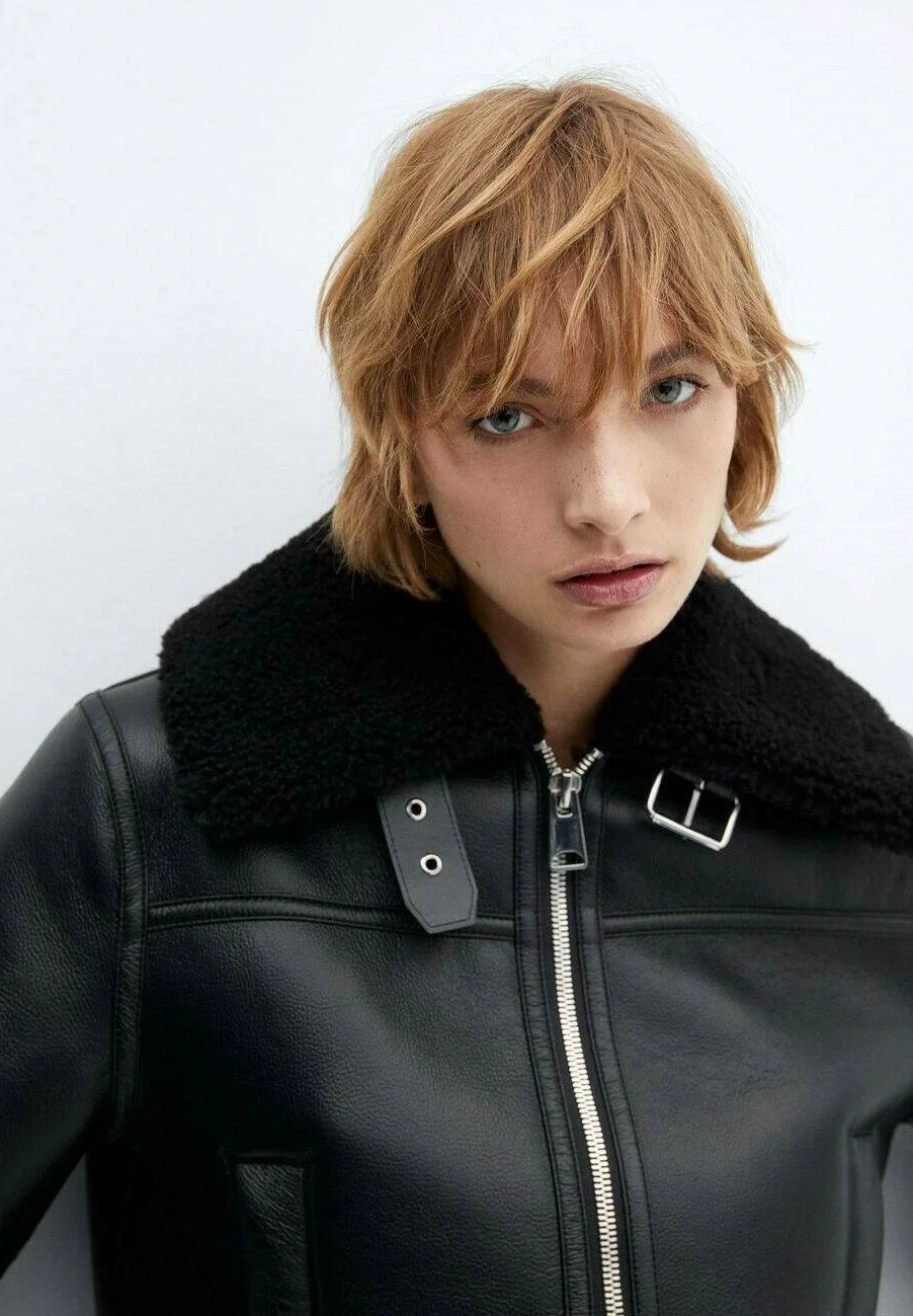 Mango BICHO - Chaqueta de piel sintética