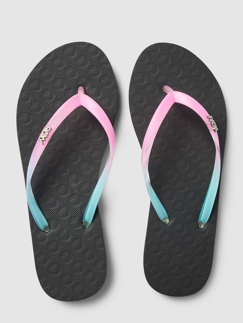 Zehentrenner mit Label-Detail Modell 'VIVA GRADIENT' in schwarz