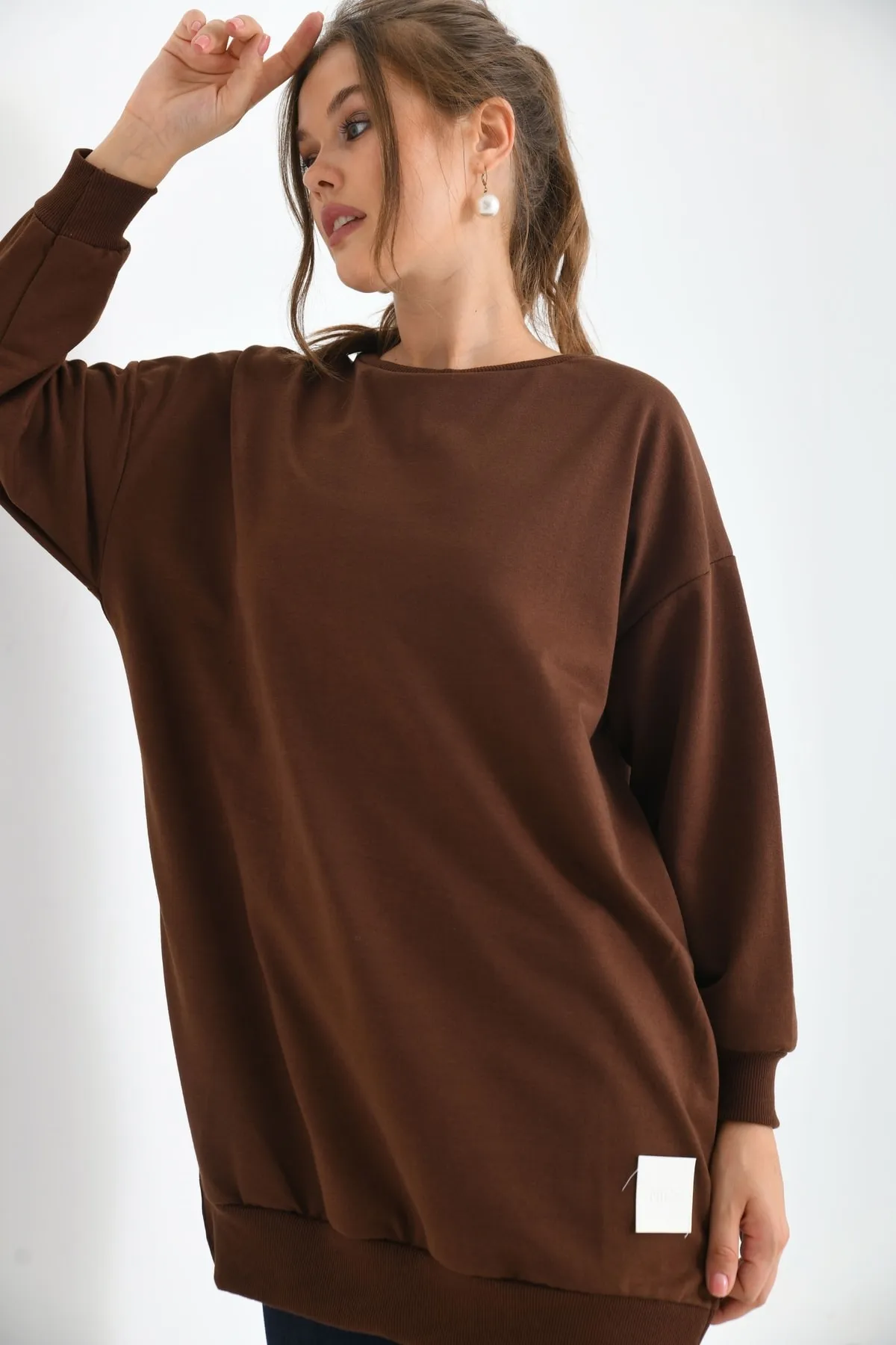 VOLT CLOTHİNG  Tuniken - Braun - Relaxed Fit