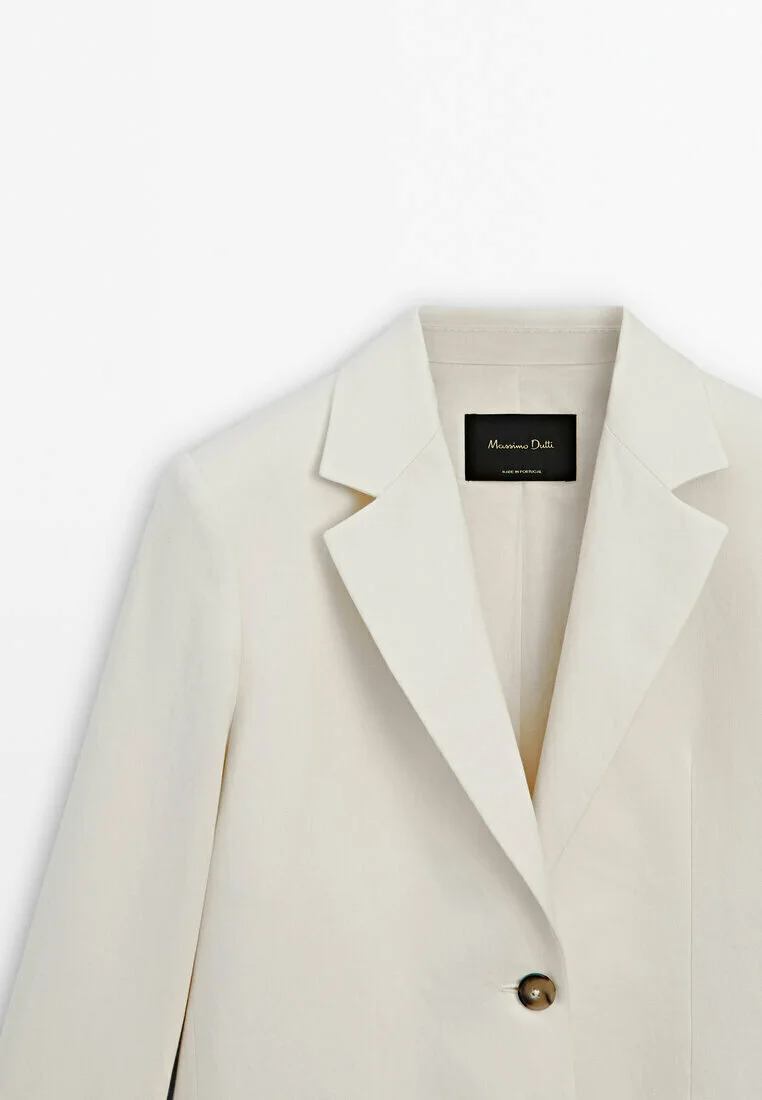 Massimo Dutti CON BOLSILLOS - Abrigo corto