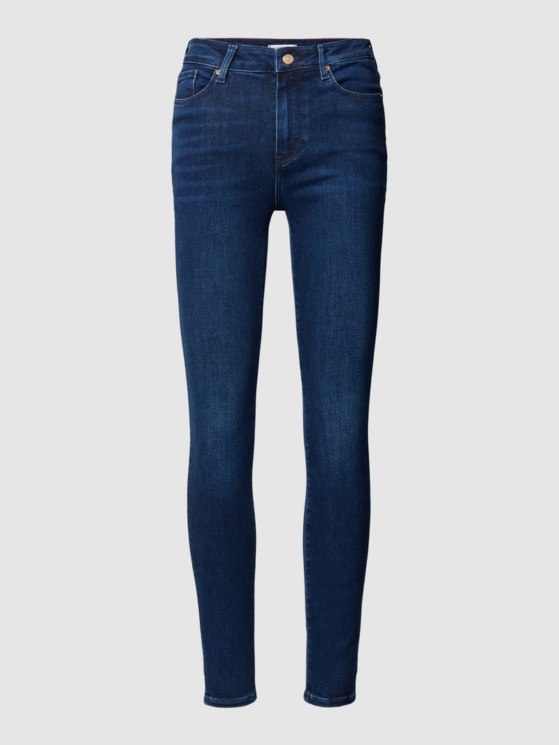 Slim Fit Jeans mit 5-Pocket-Design in dunkelblau