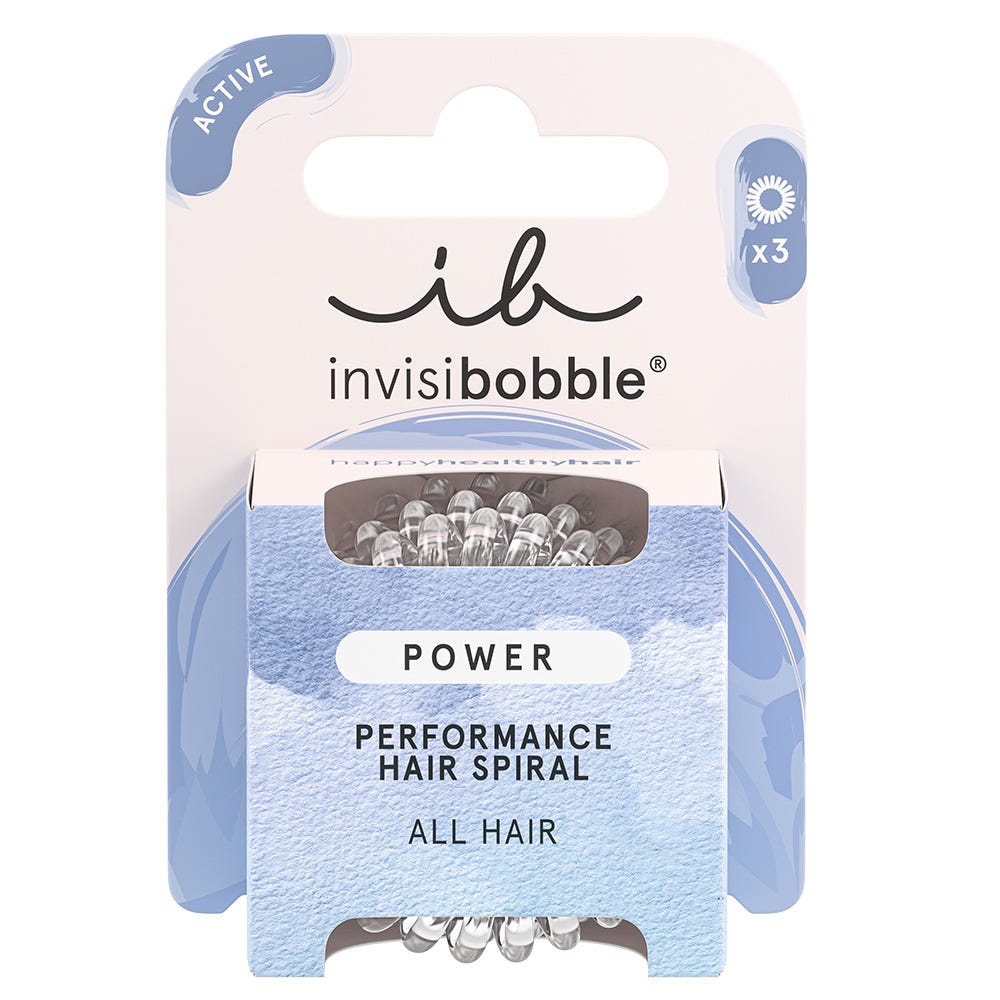 Invisibobble Power Crystal Clear 3 Stück