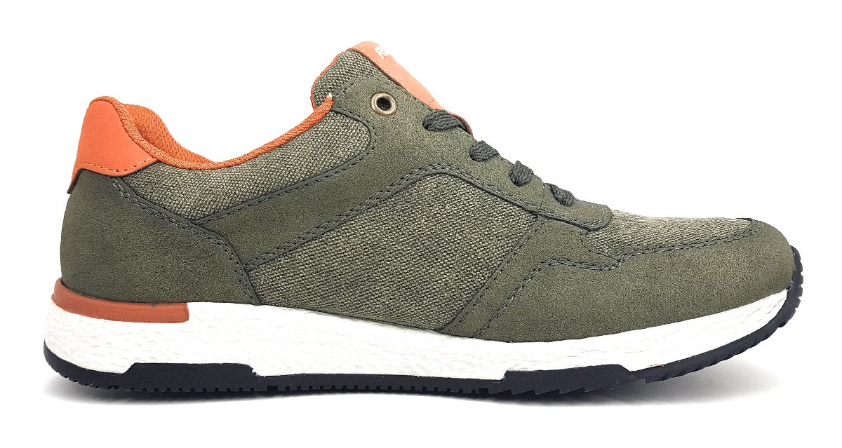 Rieker B3401-54 Grün 54 olive/pesto/orange