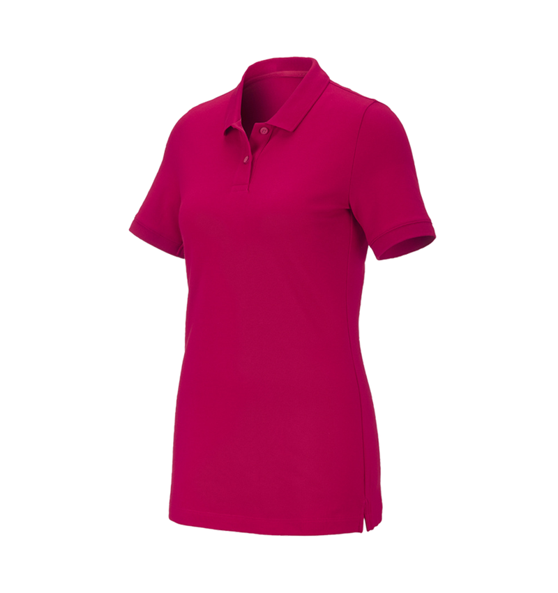 e.s. Piqué-Polo cotton stretch, Damen