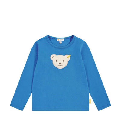 T-Shirt langarm, mittelblau