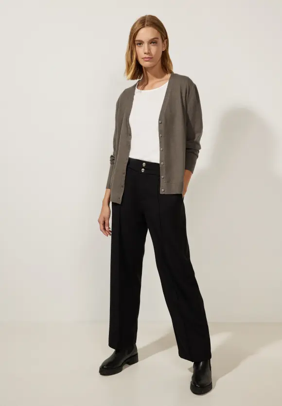 Street One Cardigan mit V-Ausschnitt