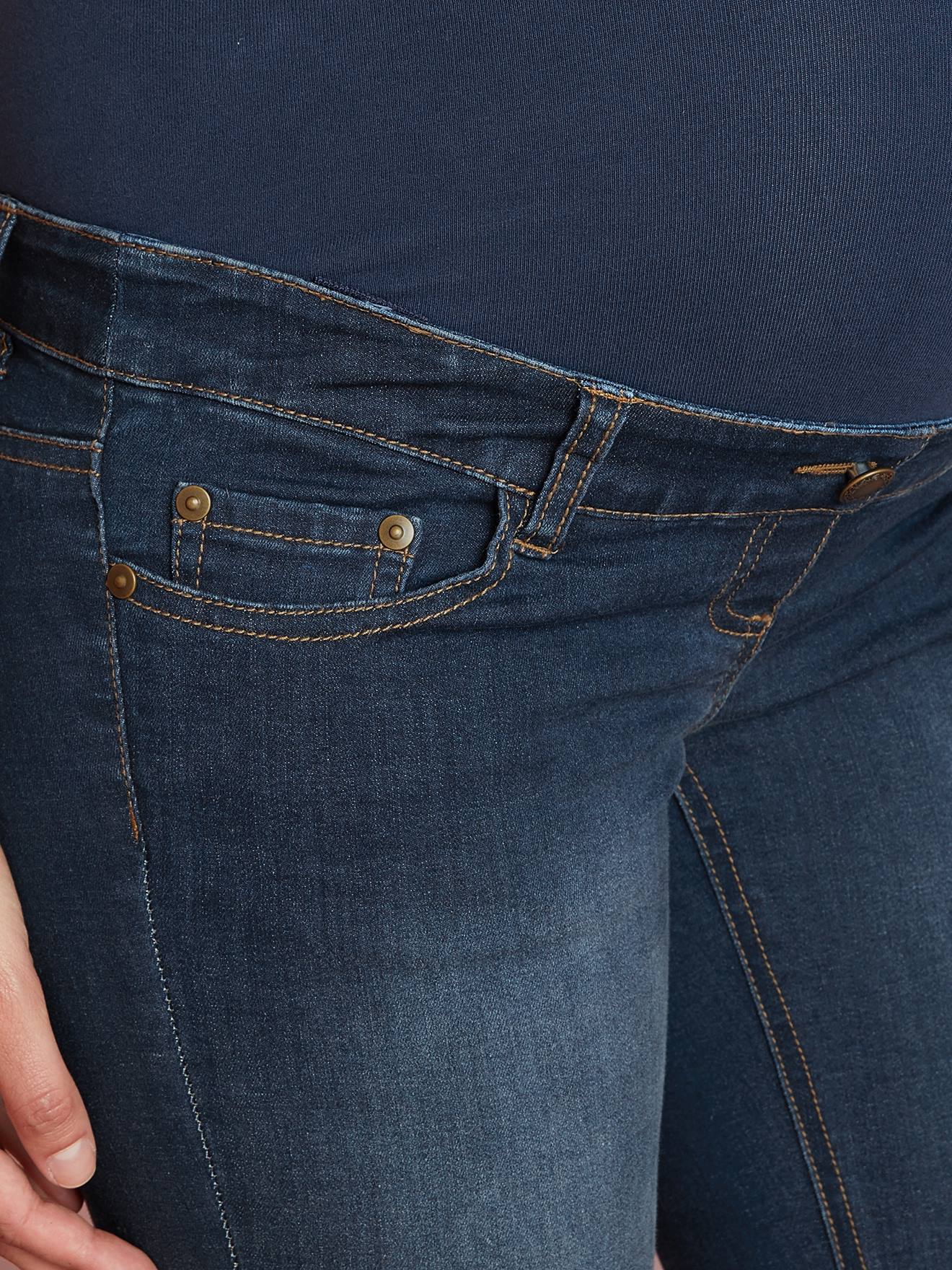 Jean slim stretch de grossesse entrejambe 85 denim black