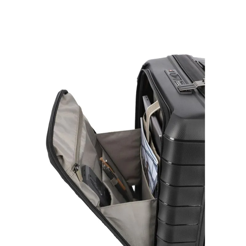 Travelite MOOBY Bordtrolley S mit Vortasche (55 cm) - Schwarz