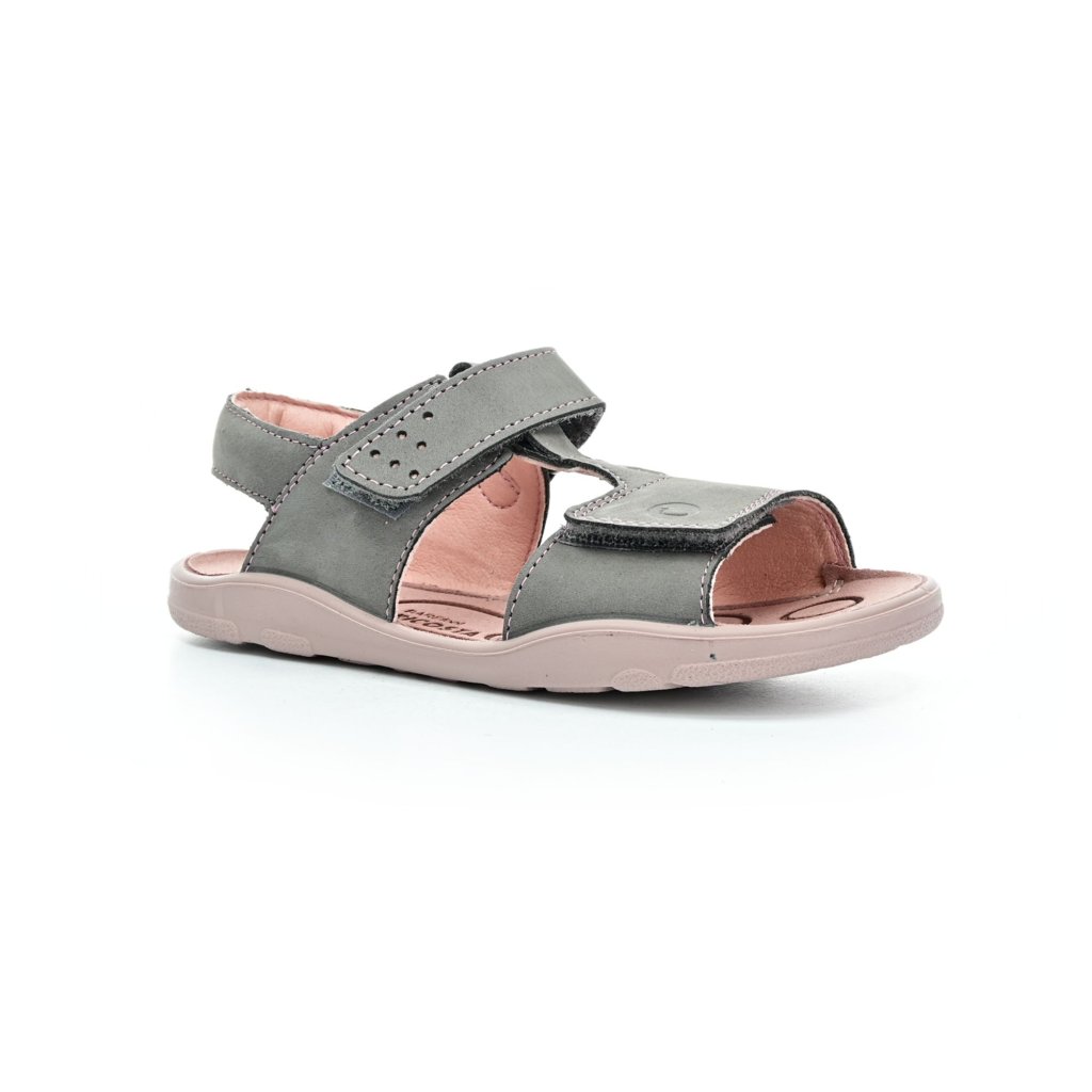 Ricosta Seattle Graphit/Rosa Barfußsandalen