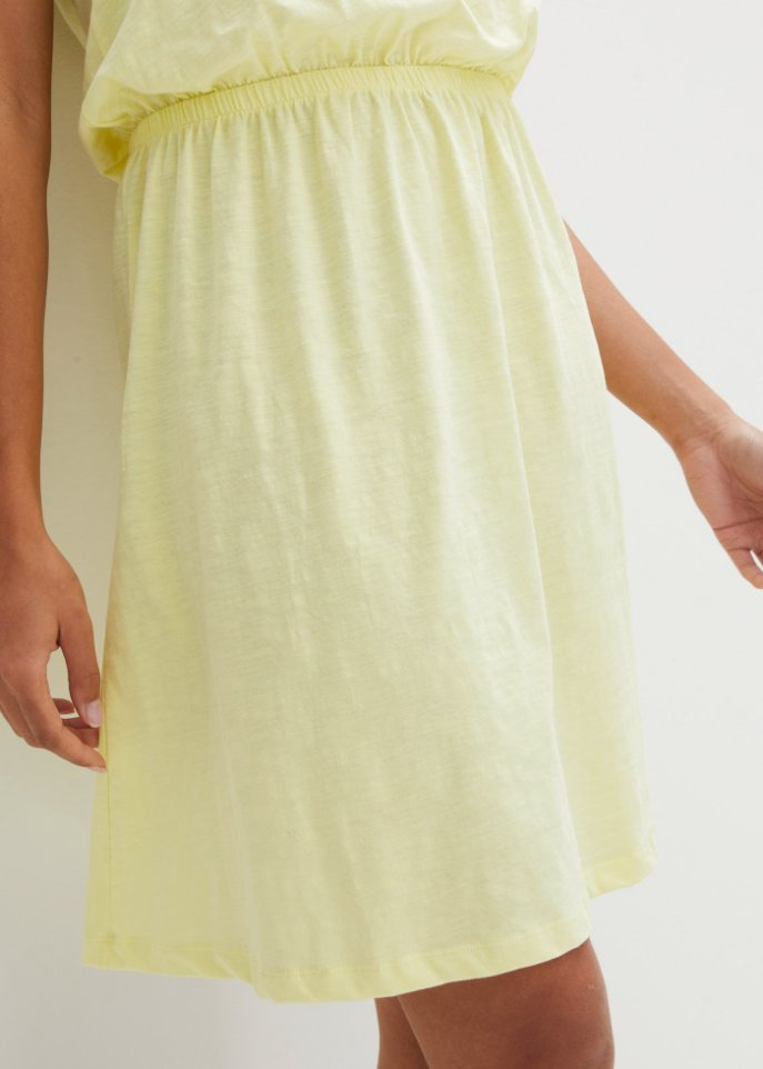 Jersey-Kleid mit Knotendetails