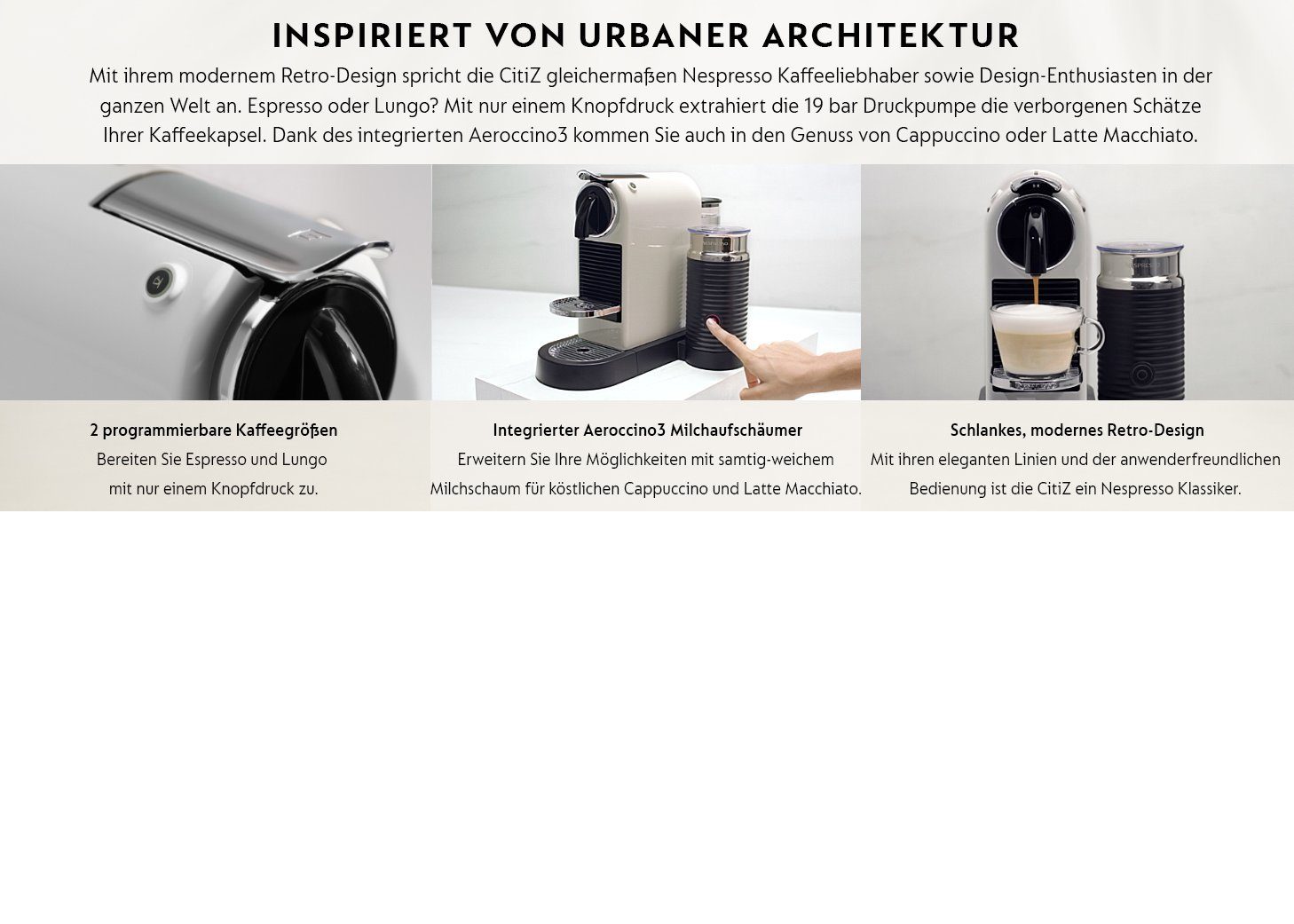 Nespresso Kapselmaschine De'Longhi Kaffeekapselmaschine, Hochdruckpumpe&ideale Wärmeregelung, Papierfilter, mit Milchaufschäumer,De Longhi, für verschiedene kapseln, Mini,Citi