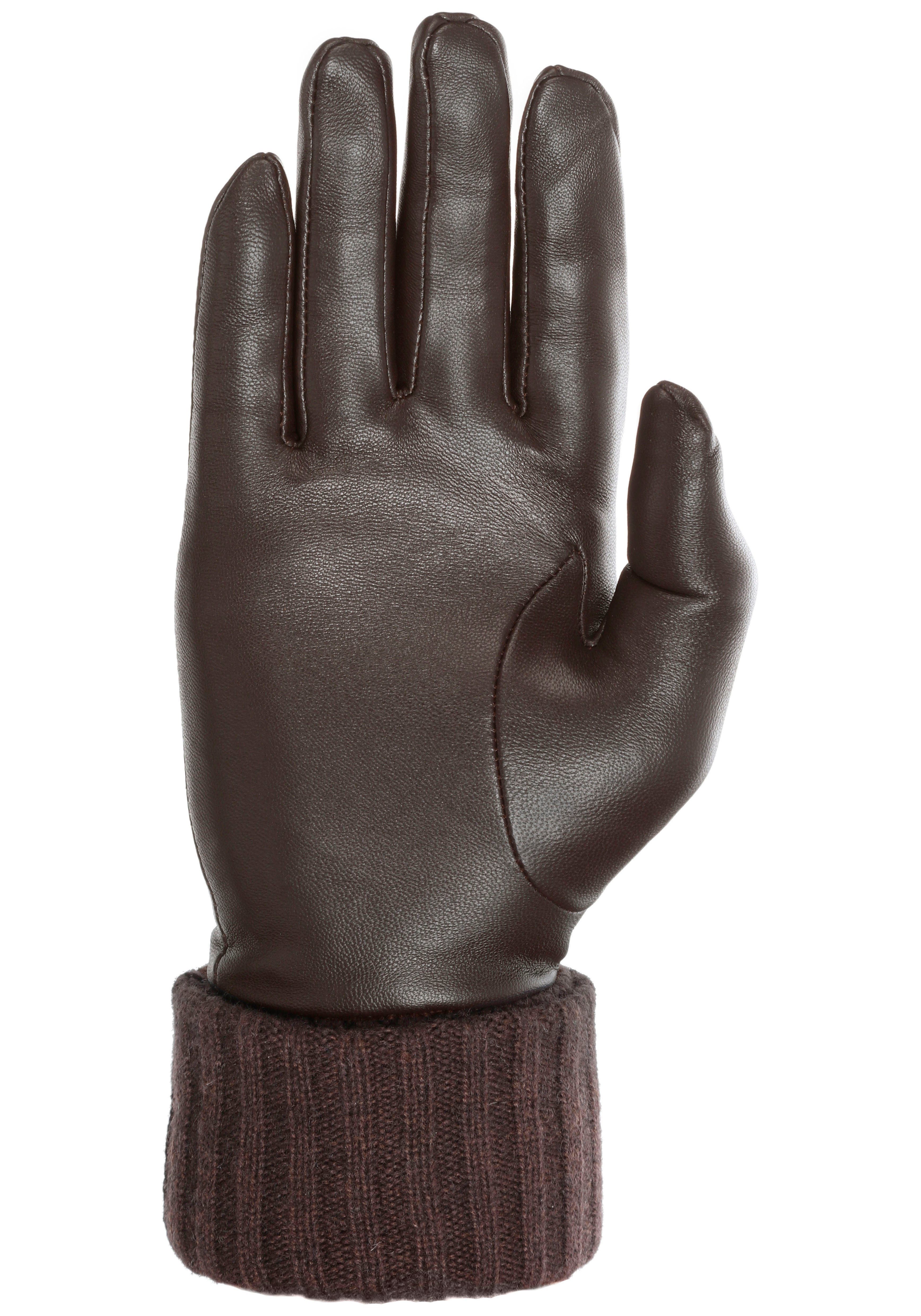 PEARLWOOD Lederhandschuhe Lipa Touchscreen proofed - mit 10 Fingern bedienbar