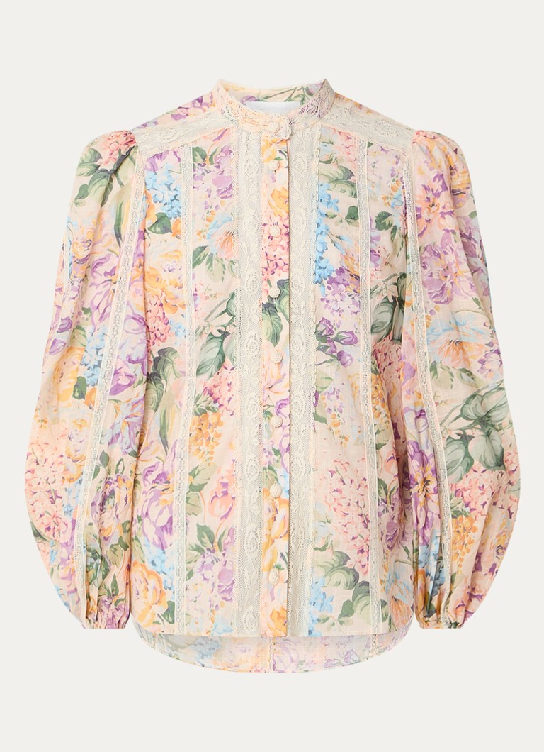 Bluză cu imprimeu floral Zimmermann Halliday