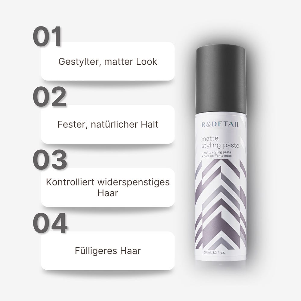 R&DETAIL Matte Styling Paste 100 ml