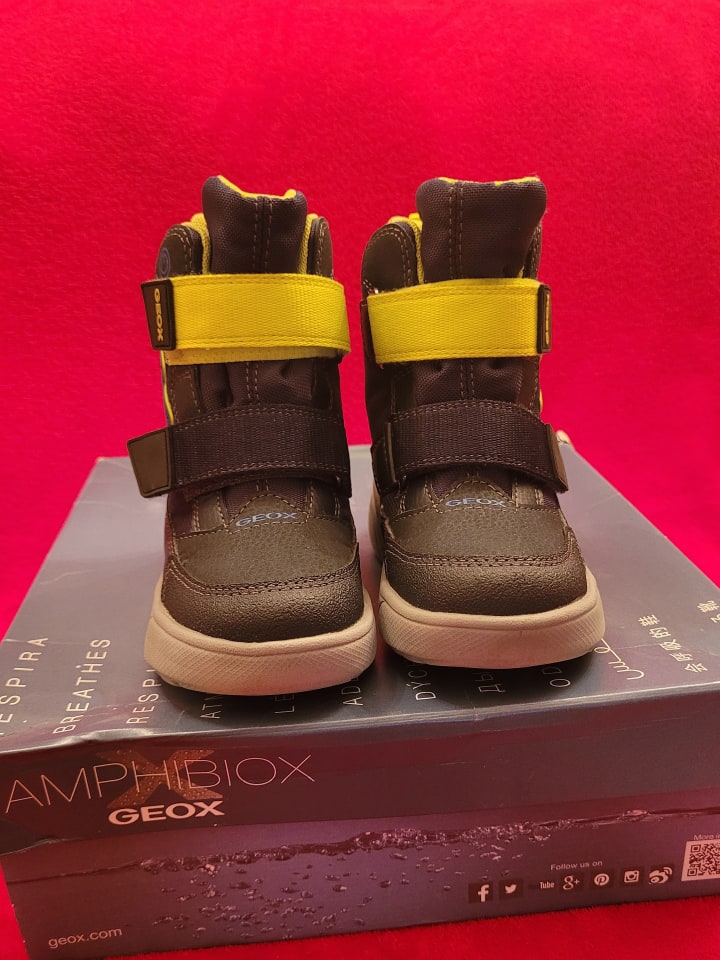 Geox Geox Winterstiefel in Dunkelblau/Lime günstig kaufen 26