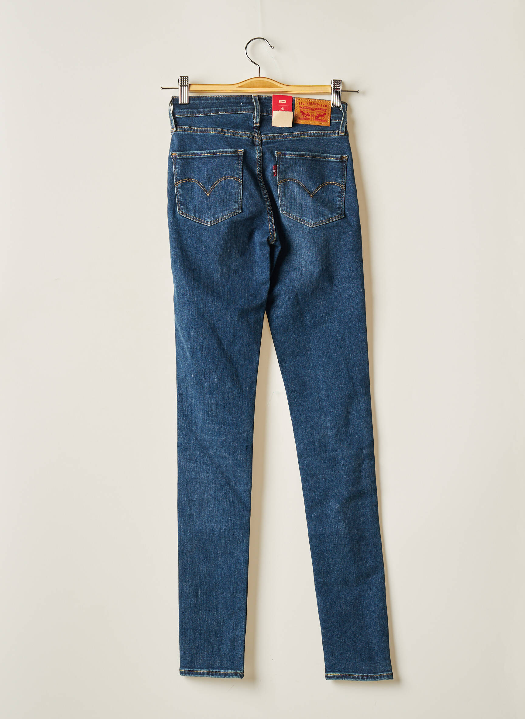 Levis Jeans Skinny Femme couleur bleu