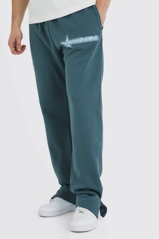 Tall Jogginghose mit geteiltem Saum und Worldwide Stern Print