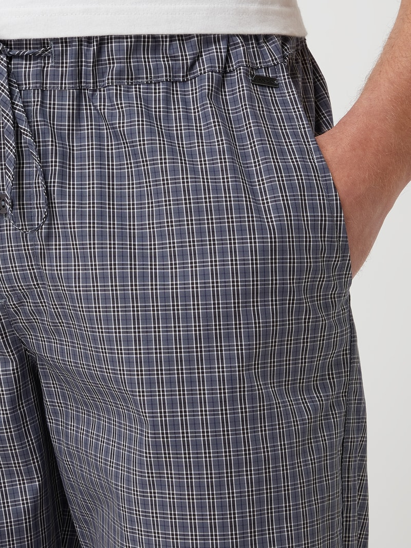 Pyjama-Hose aus Baumwolle in dunkelgrau