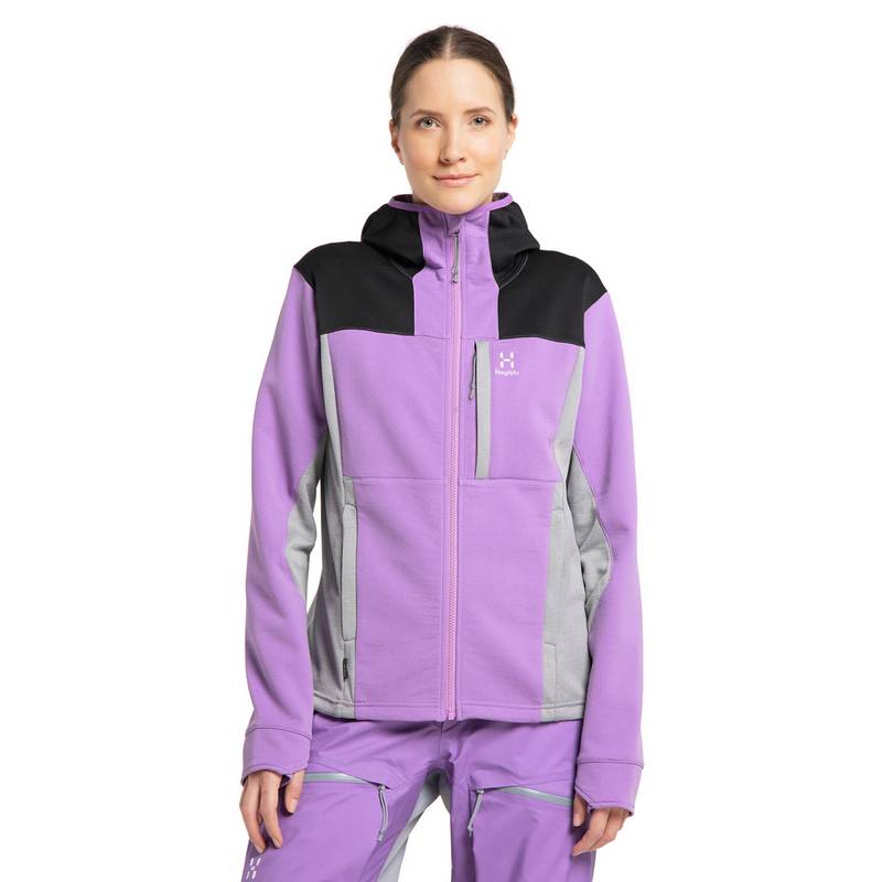 Haglöfs Vassi Mid Hood Fleecejacke Damen