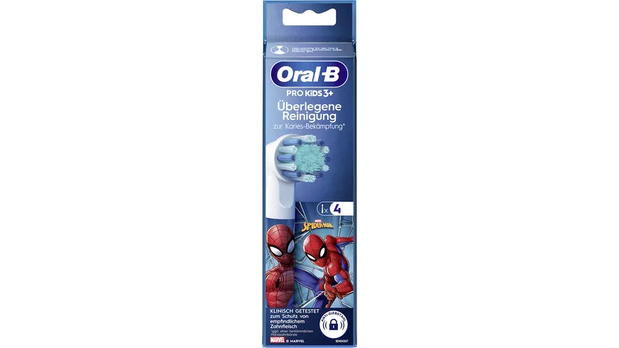 Oral-B Aufsteckbürsten Spiderman 4 Stück