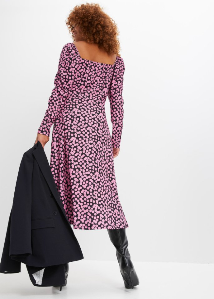 bedrucktes Midikleid