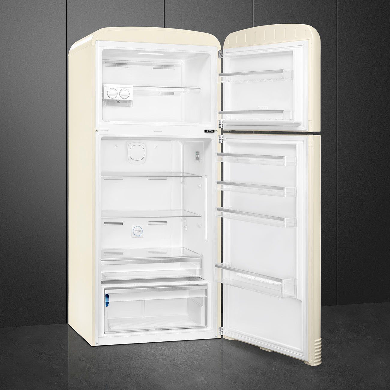 Smeg Kühl-/Gefrierkombination FAB50RCR5, 192,1 cm hoch, 79,6 cm breit