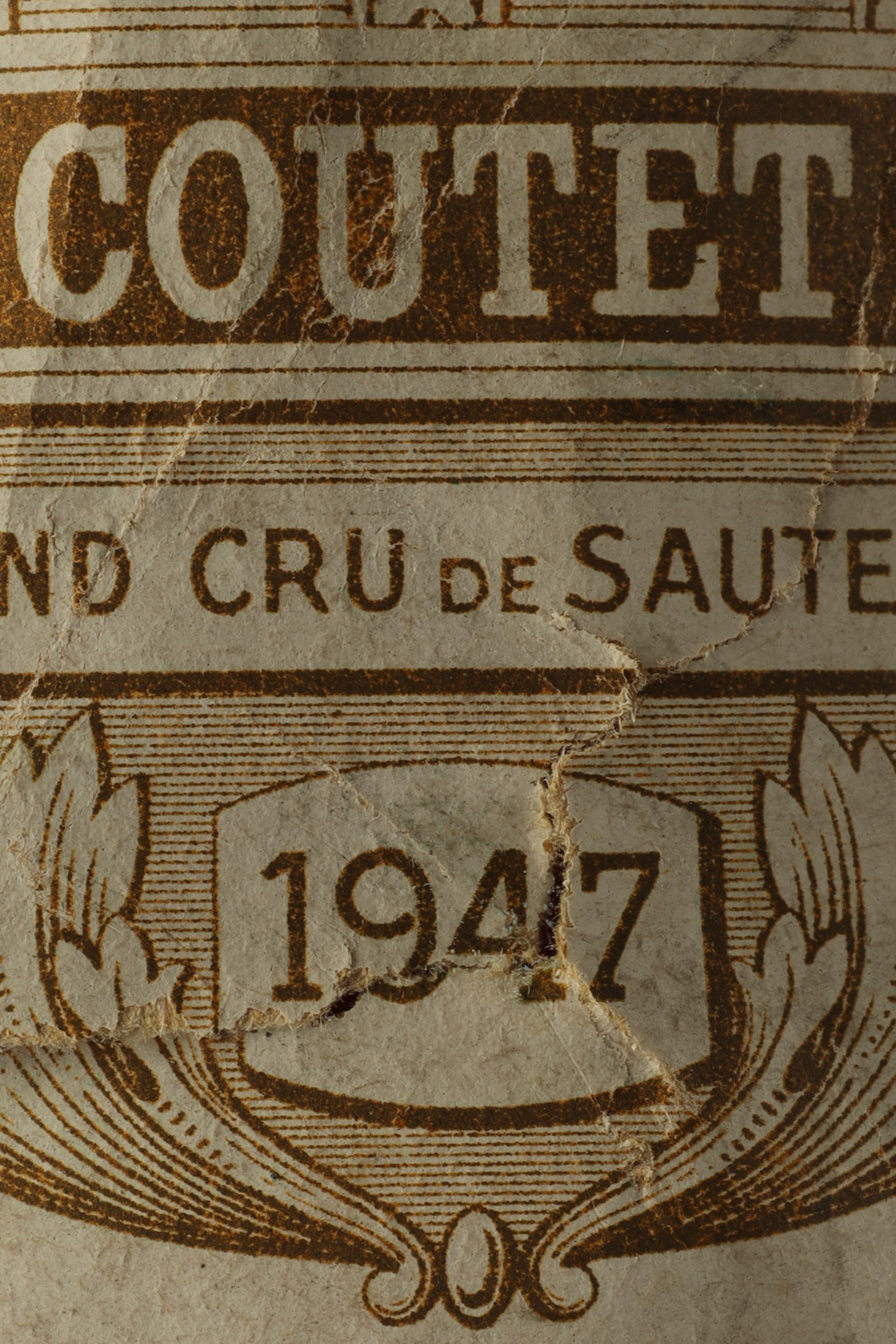 Château Coutet 1947, Sauternes