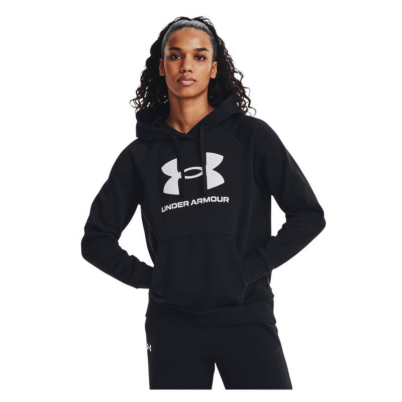 Under Armour Rival Fleece mit Großem Logo Fleecehoodie Damen