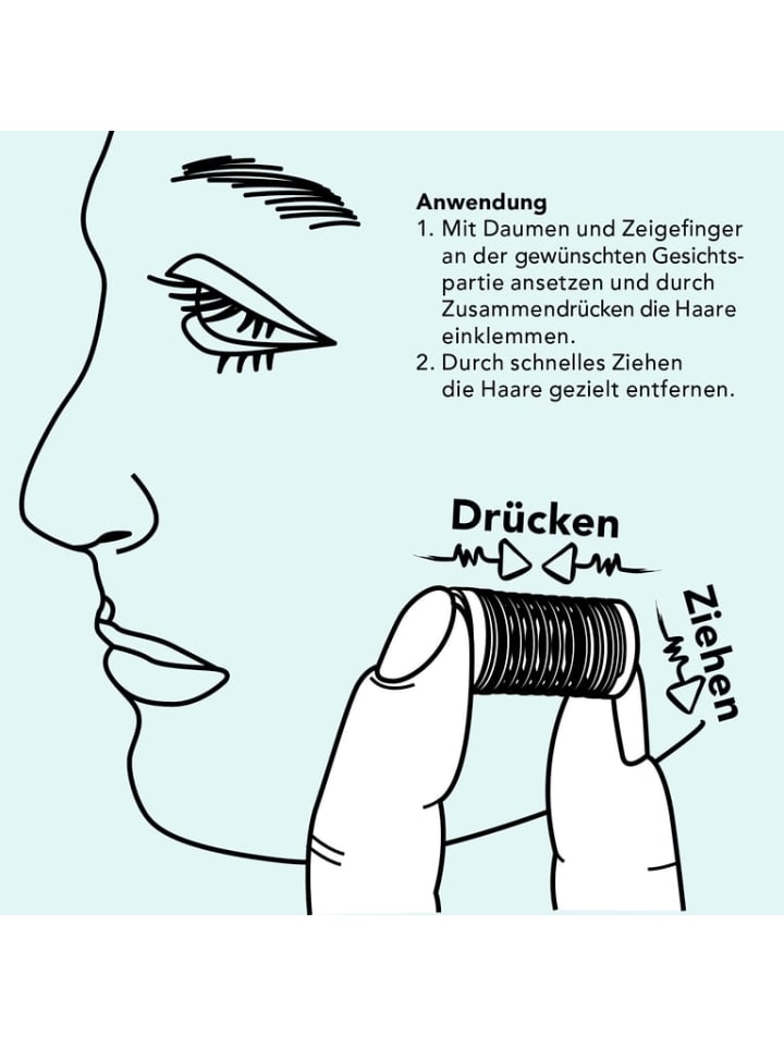 MAXXMEE Mini Gesichtsepilierer inkl. Aufbewahrungsbox günstig kaufen onesize