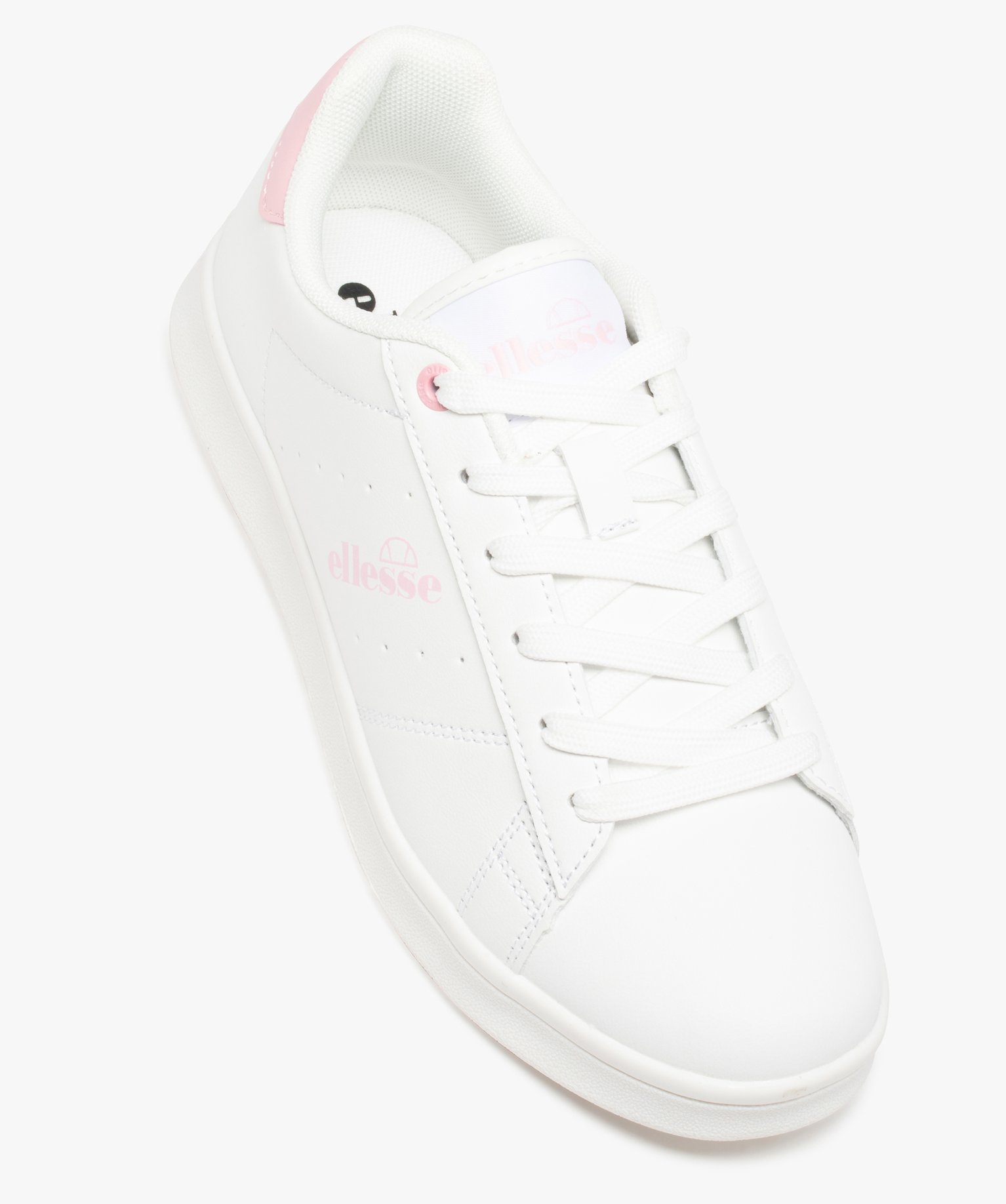 Baskets femme bicolores à lacets – Ellesse Anzia blanc | GEMO
