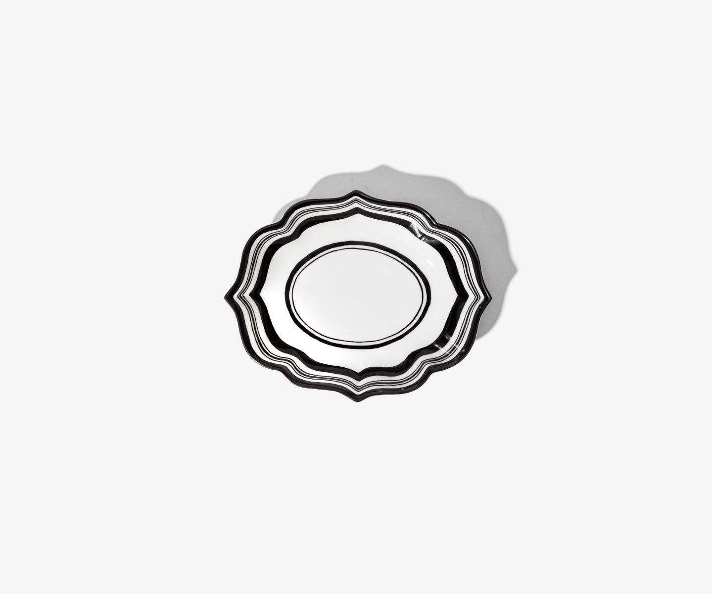 Porte-savon - Ovale blanc