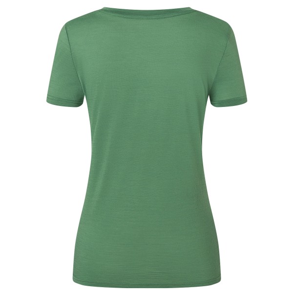 super.natural - Women's Mountain Mandala Tree Tee - Merinoshirt