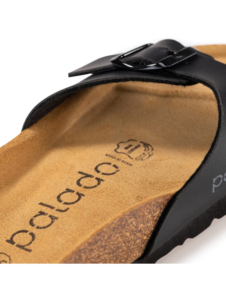 palado Pantoletten in Basic Matt Schwarz günstig kaufen