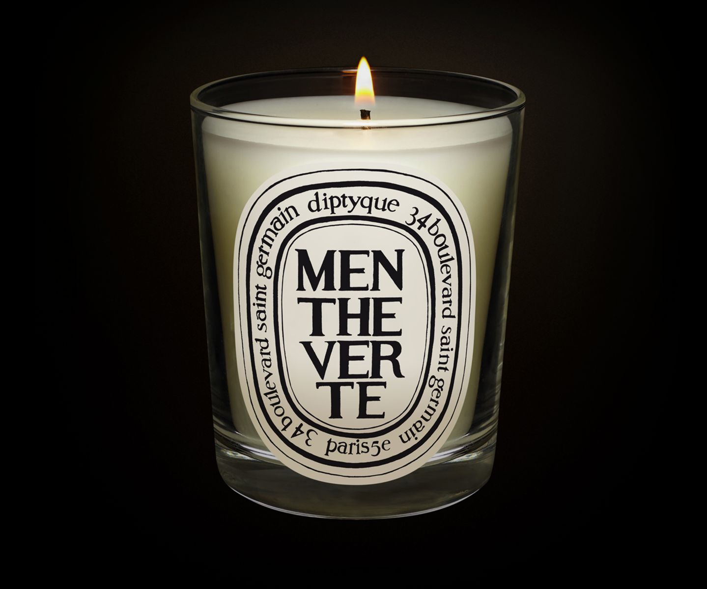 Menthe Verte - Bougie modèle classique