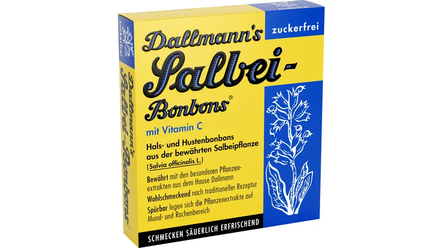 Dallmann's Salbei-Bonbons zuckerfrei