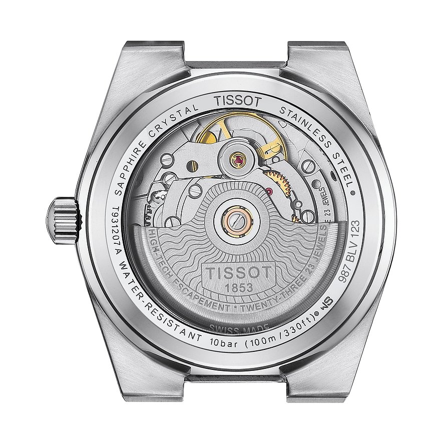 Tissot Damenuhr PRX Powermatic 80 Stahl & 18K Goldlünette