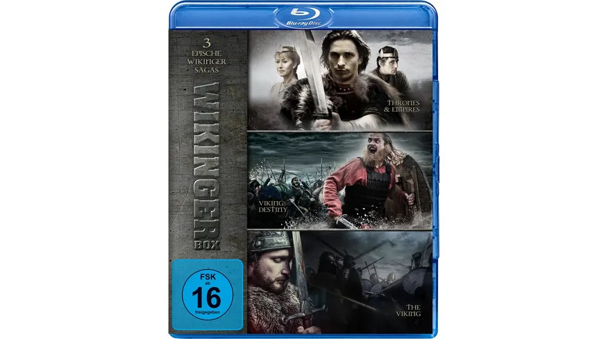 Wikinger Box - Drei epische Wikinger Sagas - Thrones & Empires, Viking Destiny, The Viking  [3 BRs]