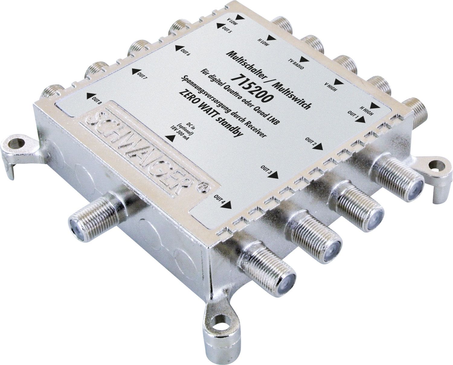 Schwaiger 715200 Sat-Multischalter