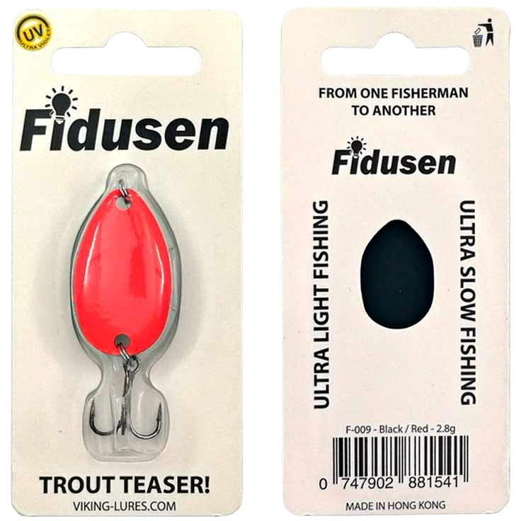 OGP Kunstköder Fidusen (Black/Red, 2,8 g)