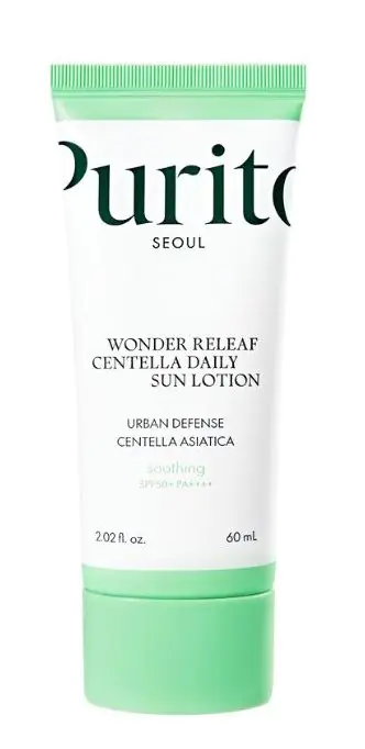 Purito Seoul Wonder Releaf Centella apsauginis veido kremas SPF50+