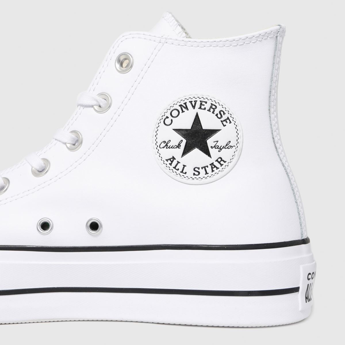 Converse All Star Lift Hi cipők fehér színben