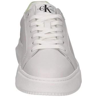 Calvin Klein Chunky Cupsole Mono Lth in weiß