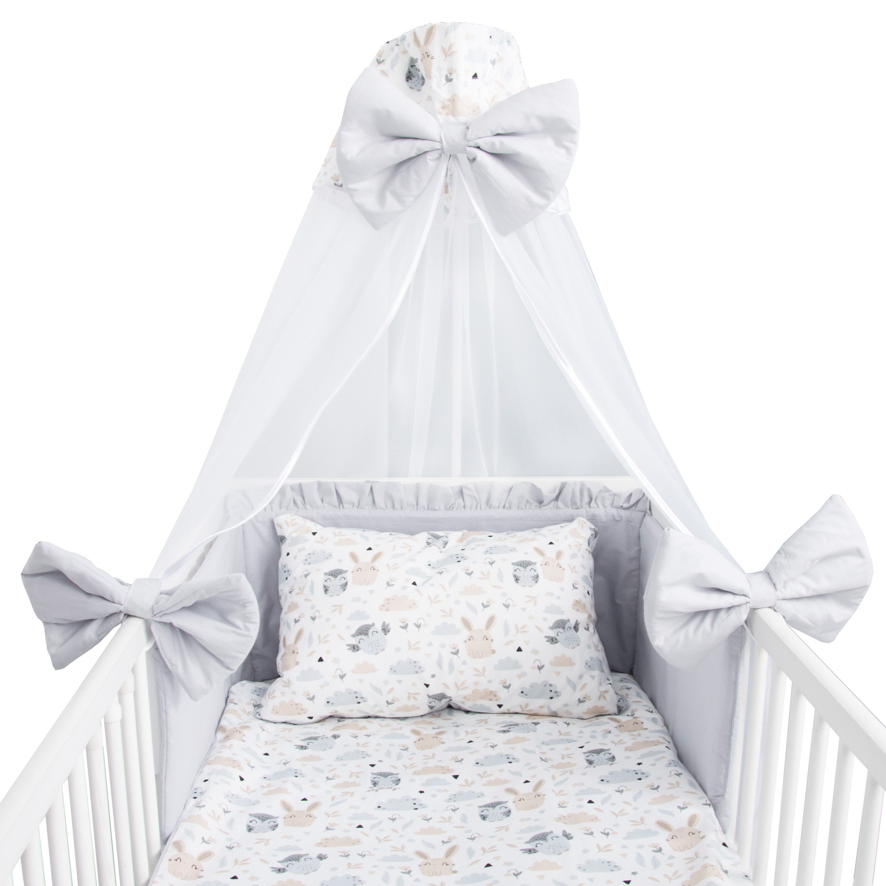Bettwäsche Kinderbettwäsche 100x135 Himmel Betthimmel Bettwäsche Babybettwäsche, Amilian, Chiffonhimmel